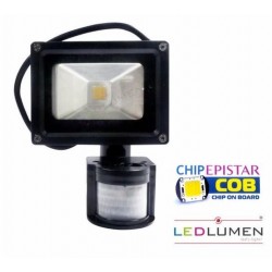 LED reflektor 1x10W 750Lm Warm White+Senzor pohybu LELDUMEN