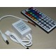 Set IR kontrolér RGB a diaľkové ovládanie s 44 funkčnými klávesami DC 12V 6A