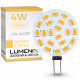 G4 21LED SMD2835 4W 400Lm Warm White 12V AC/DC LUMENIX