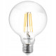 LED žiarovka E27 G95 Filament LED 8W 880Lm Natural White 4000K LUMILED