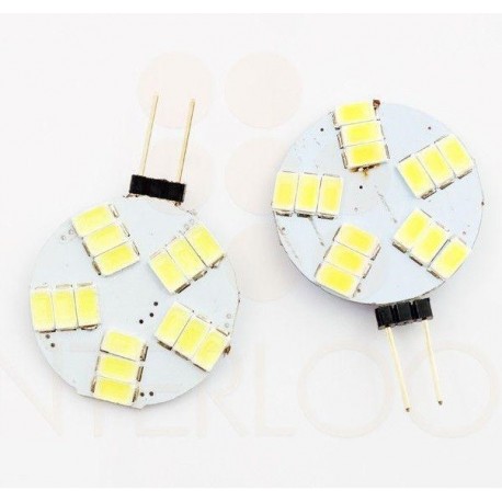 G4 15LED SMD5630 1W 110Lm Cold White 6500K HID