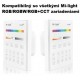 Nástenný dotykový ovládač RGB/RGBW/CCT pre RF prijímače a svietidlá MiLight-B4 Panel