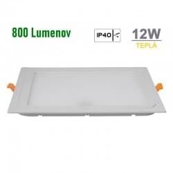 LED panel Square 20x20cm 12W 800Lm Warm White HEDA