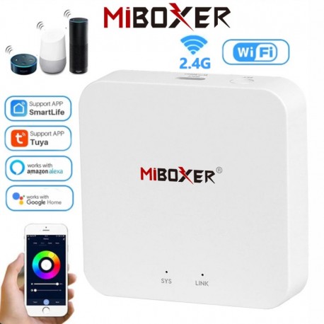 Prevodník signálu WiFi/RF 2,4GHz pre RF prijímače a svietidlá MiLight WL-Box2