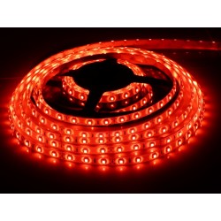 Flexibilný LED pás LS 60LED SMD3528 4,8W 130Lm RED 12V IP65 (by drip gum) 8mm