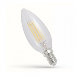 LED žiarovka E14 C35 Filament LED 4W 450Lm Warm White spectrumLED WOJ13874