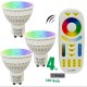 RGB+CCT LED žiarovka do pätice GU10 s výkonom 4W  a svietivosťou 280 Lumenov od výrobcu MiBoxer FUT103