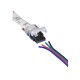 Klik konektor-spojka RGB-LED pás/Napájací vodič-Hippo-M