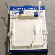 LED Panel Square 17x17cm 12W 1000Lm Cold White  CRI95 OPTONICA