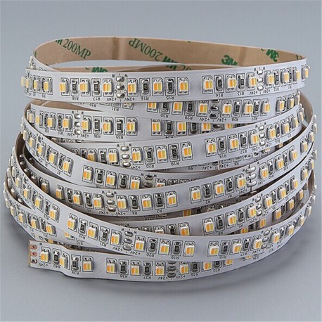 LS 120LED CCT (CW+WW) SMD3528 (2chips-in1) 19,2W 1400Lm DC24V IP20