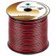 Dvojlinka BCYH 2x0,75mm Cu čierna/červená CABLETECH