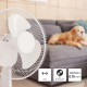Napájací kord do elektrickej zástrčky 2x0,75mm biely 3m