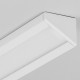 Hliníkový profil pre LED pásy CORNER - lakovaný biely