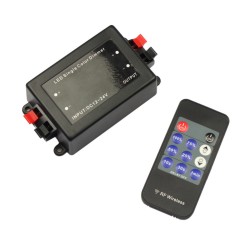Stmievač pre LED pásy s RF Diaľkovým ovládaním 11-Keys 8A DC12/24V