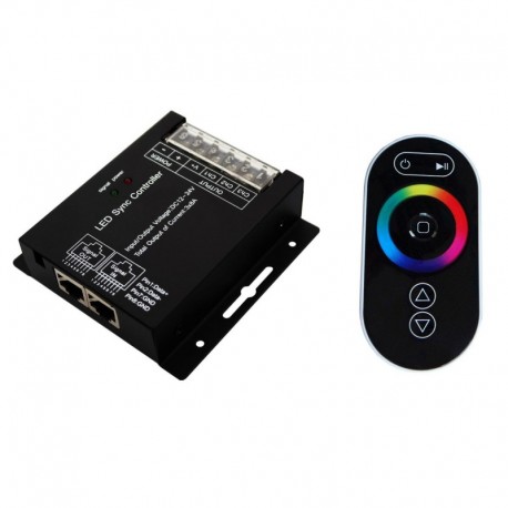 RGB ovládač s DO 3x8A DC12/24V SYNC RJ45