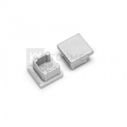 Koncovky pre hliníkový profil Smart10 - silver/pár