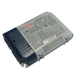 LED napájací prúdový zdroj 350-500-600-700-900-1050mA 42W DIMM Mean Well-LCM-40