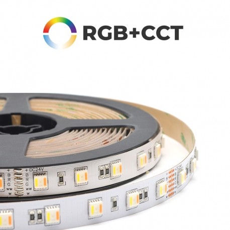 Flexibilný LED pás LS 60LED RGBCCT SMD5050 (5 chips in 1) 24W 24V IP20 12mm