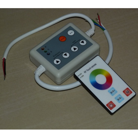 RGB RF kontrolér s dotykovým ovládaním + DO Touch remote DC12/24V 12A
