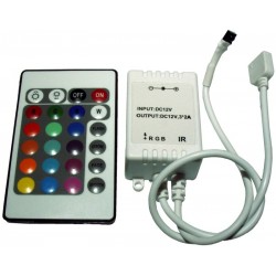 RGB-IR Wireless Controller 24 keys DC12V 6A