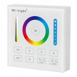 RF Nástenný dotykový ovládač RGB+CCT pre RF prijímače a svietidlá MiLight-B0 Panel