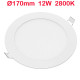 LED panel Round Ø170mm 12W 840Lm Warm White OPTONICA