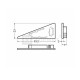 Koncovky pre hliníkový profil WALLE12-biele / pár