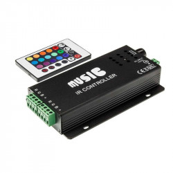 RGB-IR MUSIC kontrolér + DO 24-keys DC12V 10A