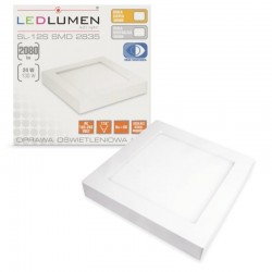 LED Panel Square 227x227mm 24W 2080Lm Natural White LEDLUMEN-Prisadený