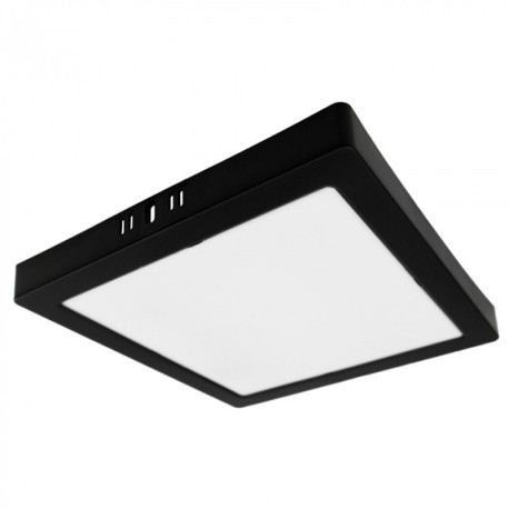 LED Panel Square 29,5x29,5cm 24W 2640Lm Natural White prisadený čierny ecolight