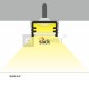 Hliníkový profil pre LED pásy SLIM8 - ELOX