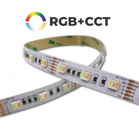 Flexibilný LED pás LS 60LED RGBCCT SMD5050 (5 chips in 1) 19W 12V IP20 12mm