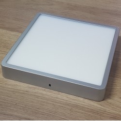 LED Panel Square 22,8x22,8cm 24W 1920Lm Natural White-Prisadený-Silver- masterLED