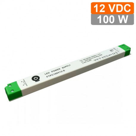 LED nábytkový napájací zdroj 12V-100W IP20 FTPC100V12-S