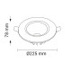 Downlight D225mm COB 30W 2500Lm Natural White 145° OPTONICA