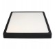 LED Panel Square 28x28cm 24W 1920Lm Natural White-Prisadený-Black MILIO
