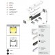 Hliníkový profil pre LED pásy LINEA20 - BIELY