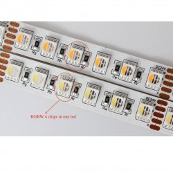 Flexibilný LED pás RGBWW (4 chips in 1) 96LED SMD5050 24W 24V IP20 12mm