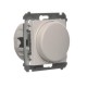 Stmievač pre LED SIMON54 Premium PUSH - Tlačidlovo/otočný, dvojpólový - biely