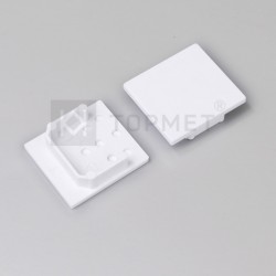 Koncovky pre hliníkový profil LINEA20 - white / pár