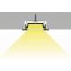 Hliníkový profil pre LED pásy GROOWE14 - zápustný - biely