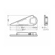 Koncovky pre hliníkový profil WALLE12-biele-D / pár
