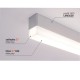 Hliníkový profil pre LED pásy LINEA20 (25x23mm) - ELOX