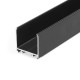 Hliníkový profil pre LED pásy - konštrukčný VARIO30-08 Black