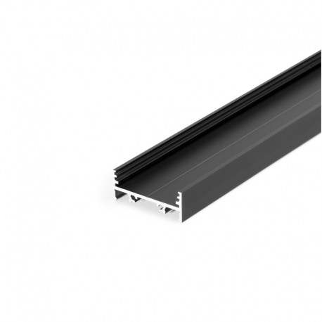 Hliníkový profil pre LED pásy - konštrukčný VARIO30-01 Black