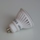 Keramická LED žiarovka GU10 10LED SMD2835 7W 630 Lumenov Teplá biela 2700K LED line®