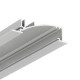 Hliníkový profil pre LED pásy FLAT8 - zápustný - ELOX