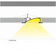 Hliníkový profil pre LED pásy FLAT8 - zápustný - ELOX