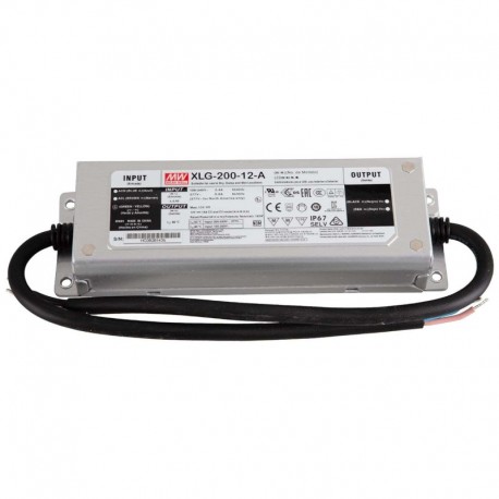 LED napájací zdroj 12V-192W PFC IP65 Mean Well-XLG-200-12A
