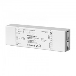 Stmievač PWM pre LED pásy (4in1) - TRIAK, DALI, 0/1-10V, PUSH SR-2303P